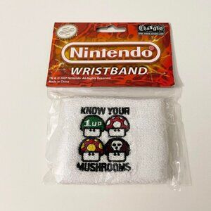 Nintendo Super Mario Know Your Mushroom Athletic Wristband